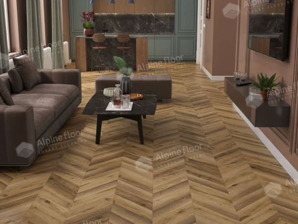Ламинат Alpine Floor Chevron Art Дуб Килиманджаро LF109-04